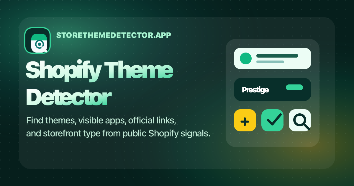 Shopify Theme Detector