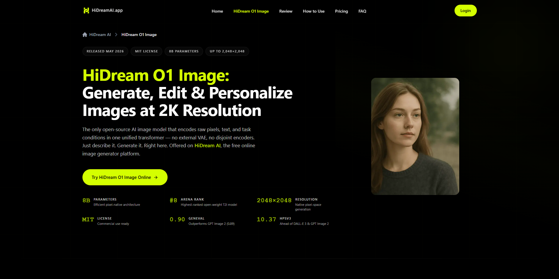 Hidream O1 Image