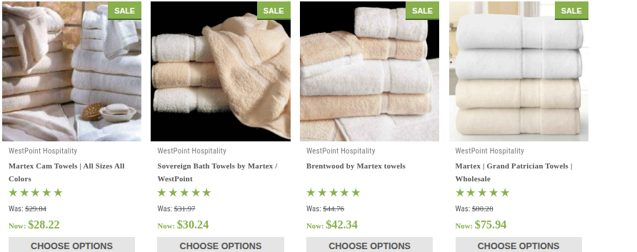 Hotel Quality Towels