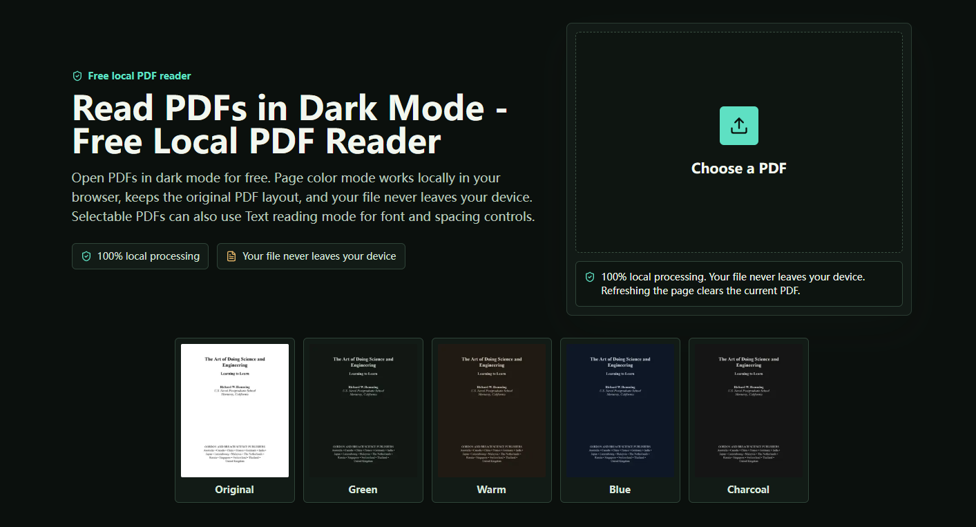 PDF Dark Mode