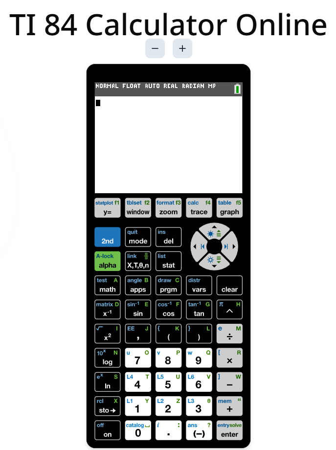 TI 84 Calculator