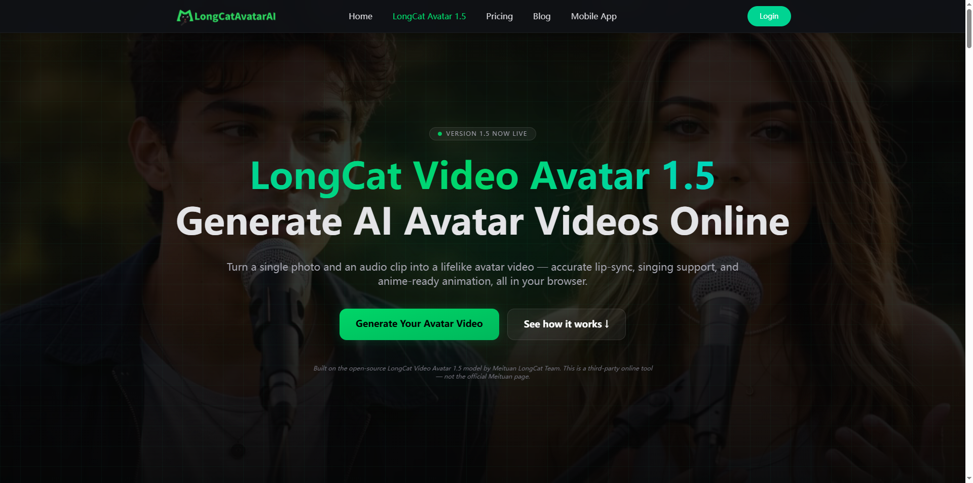 longcat video avatar 1.5