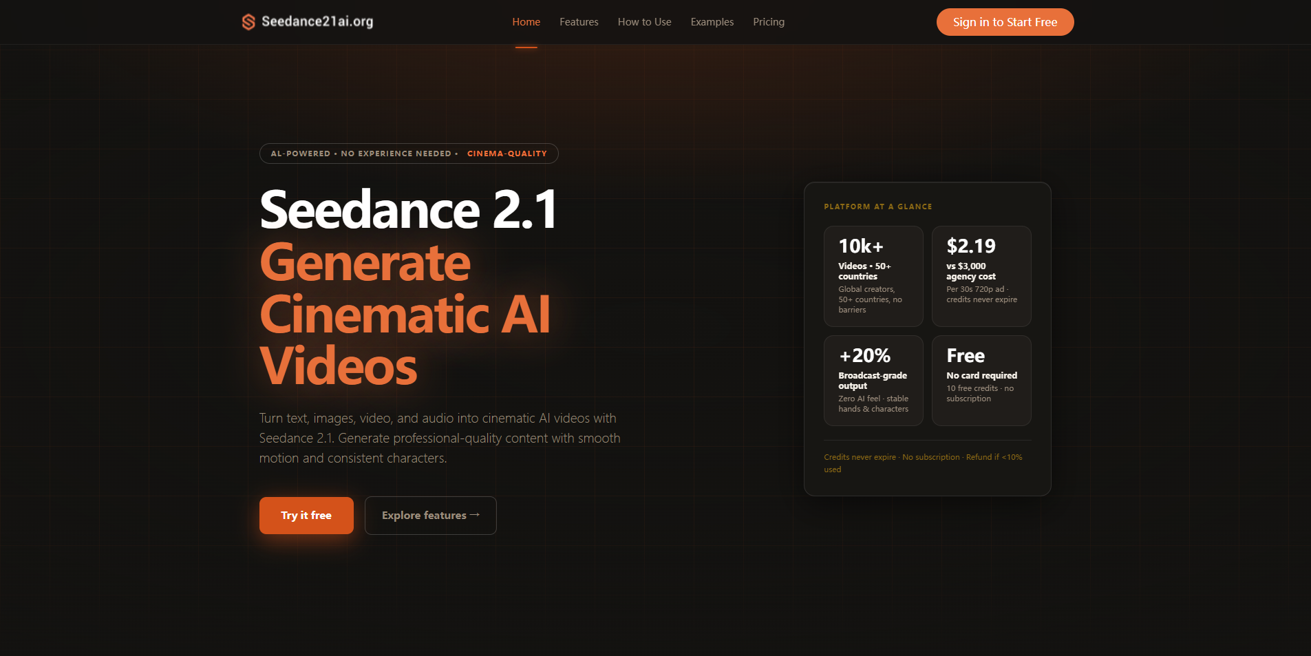Seedance 2.1 AI