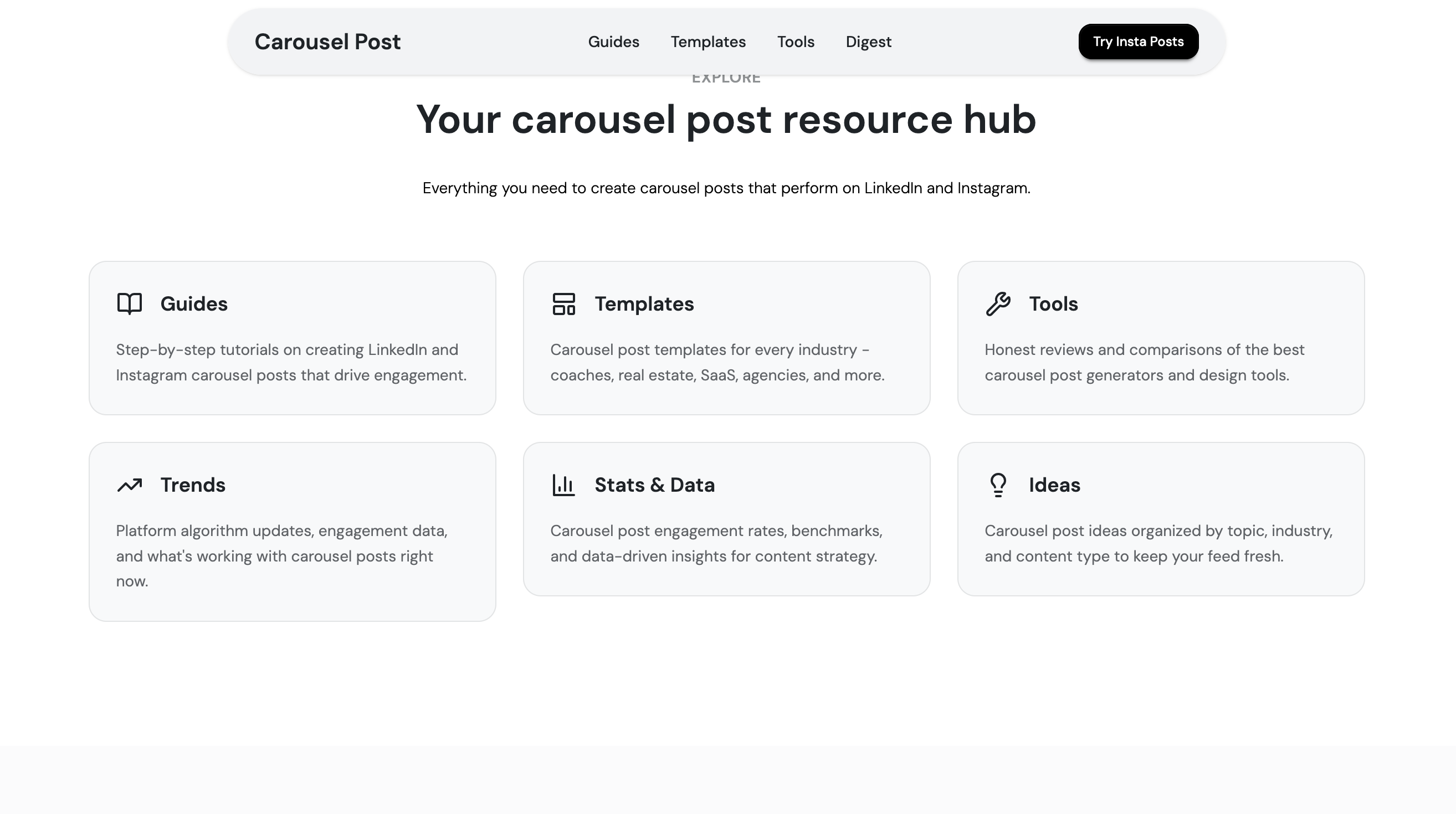 Carousel Post