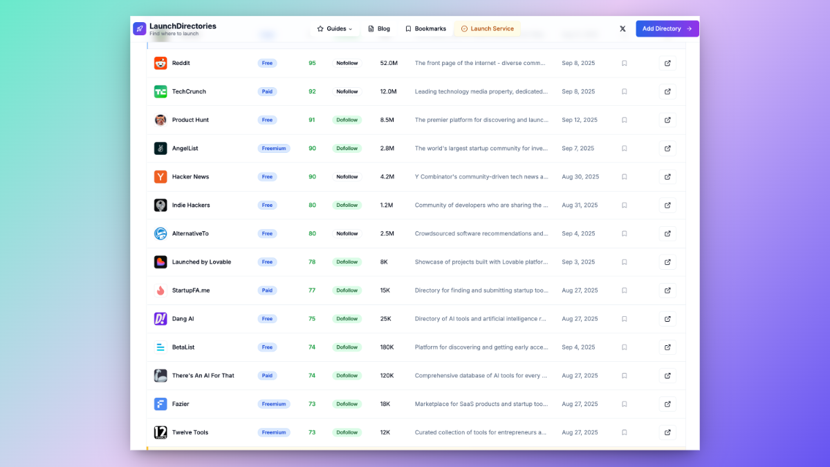 LaunchDirectories