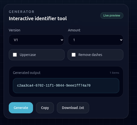 UUID Builder