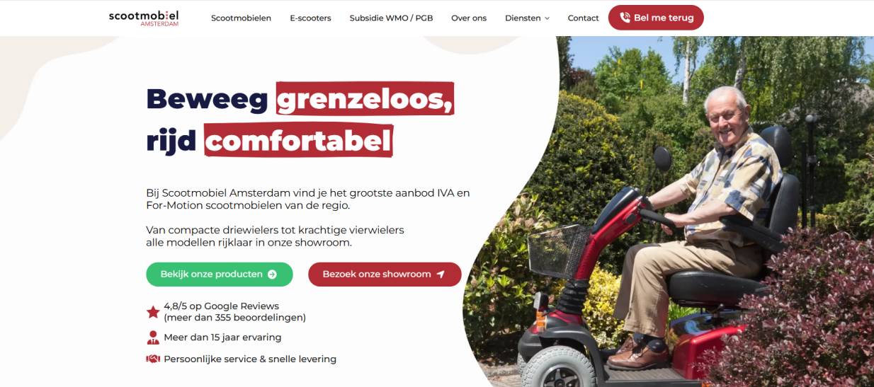 Scootmobiel Amsterdam