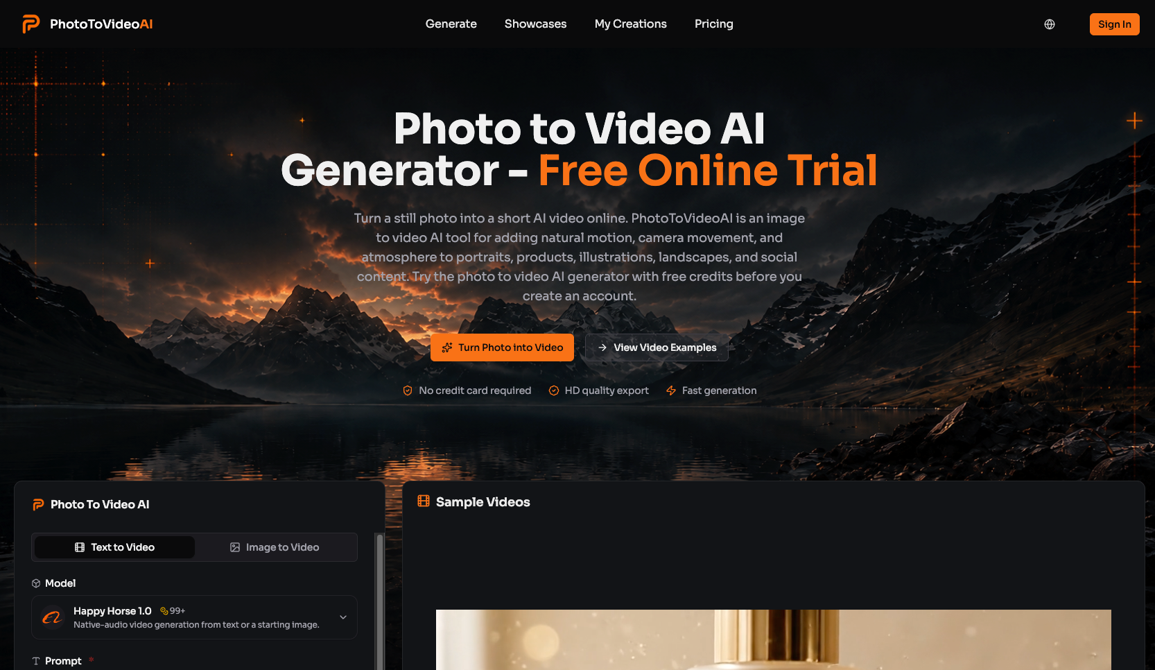 Photo to Video AI