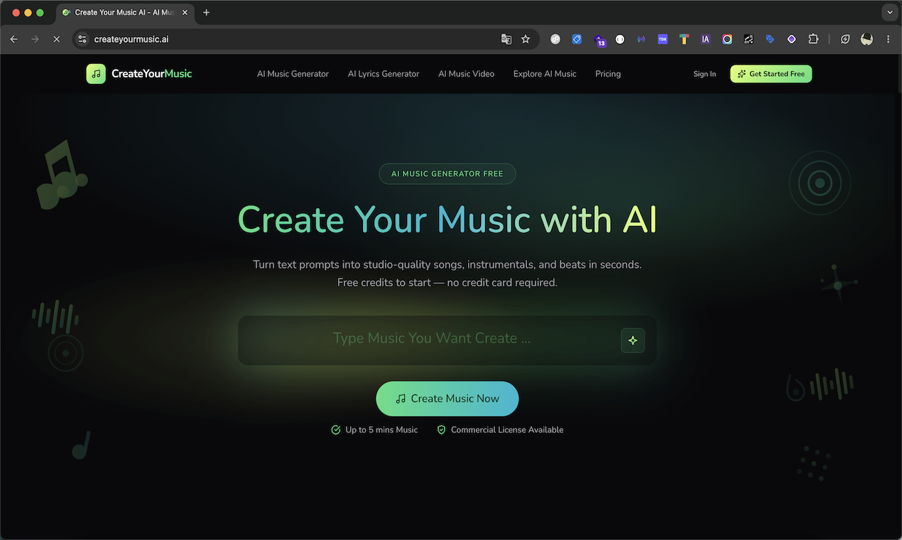 CreateYourMusic AI