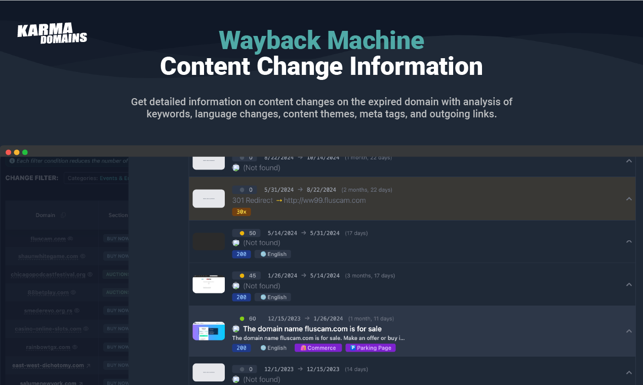 Karma.Domains: AI Search 7M+ Domains