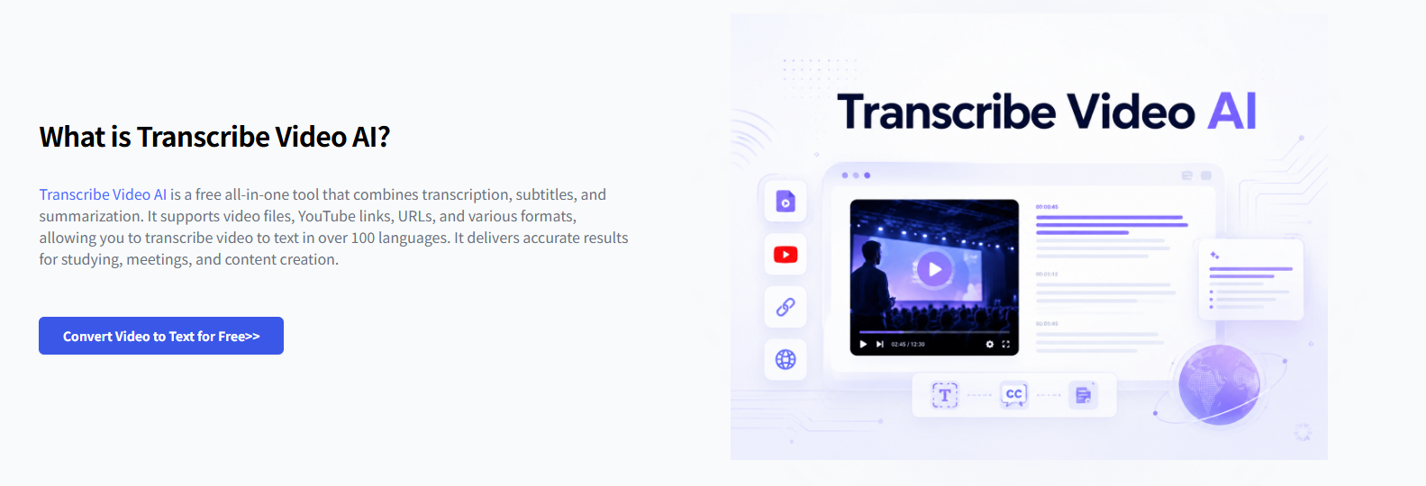 Transcribe Video AI