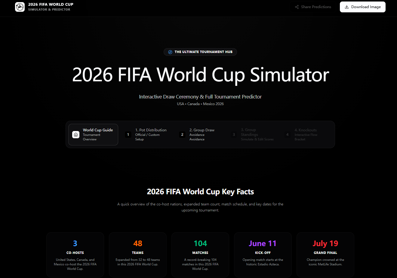 2026 FIFA World Cup Simulator
