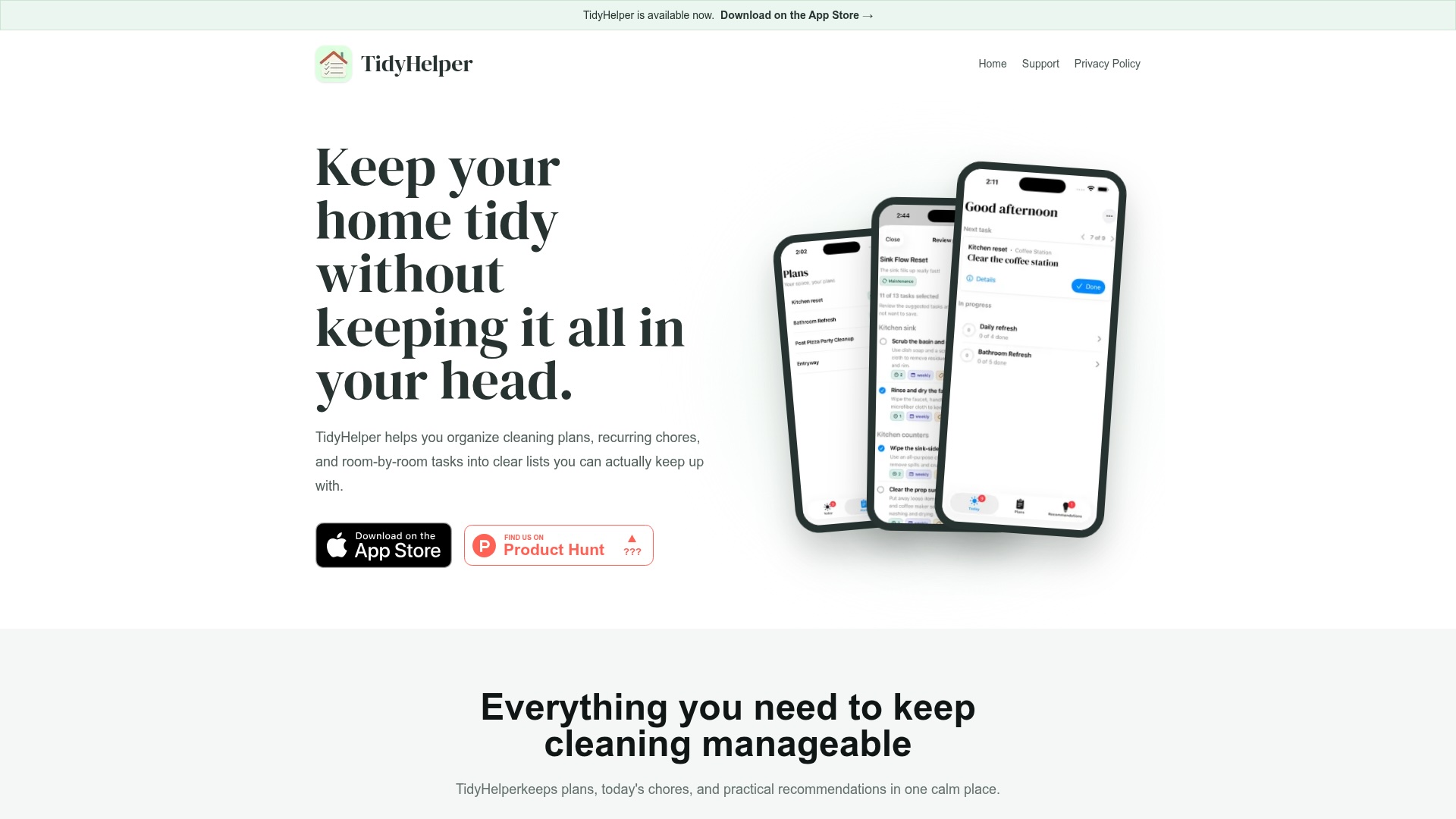 TidyHelper