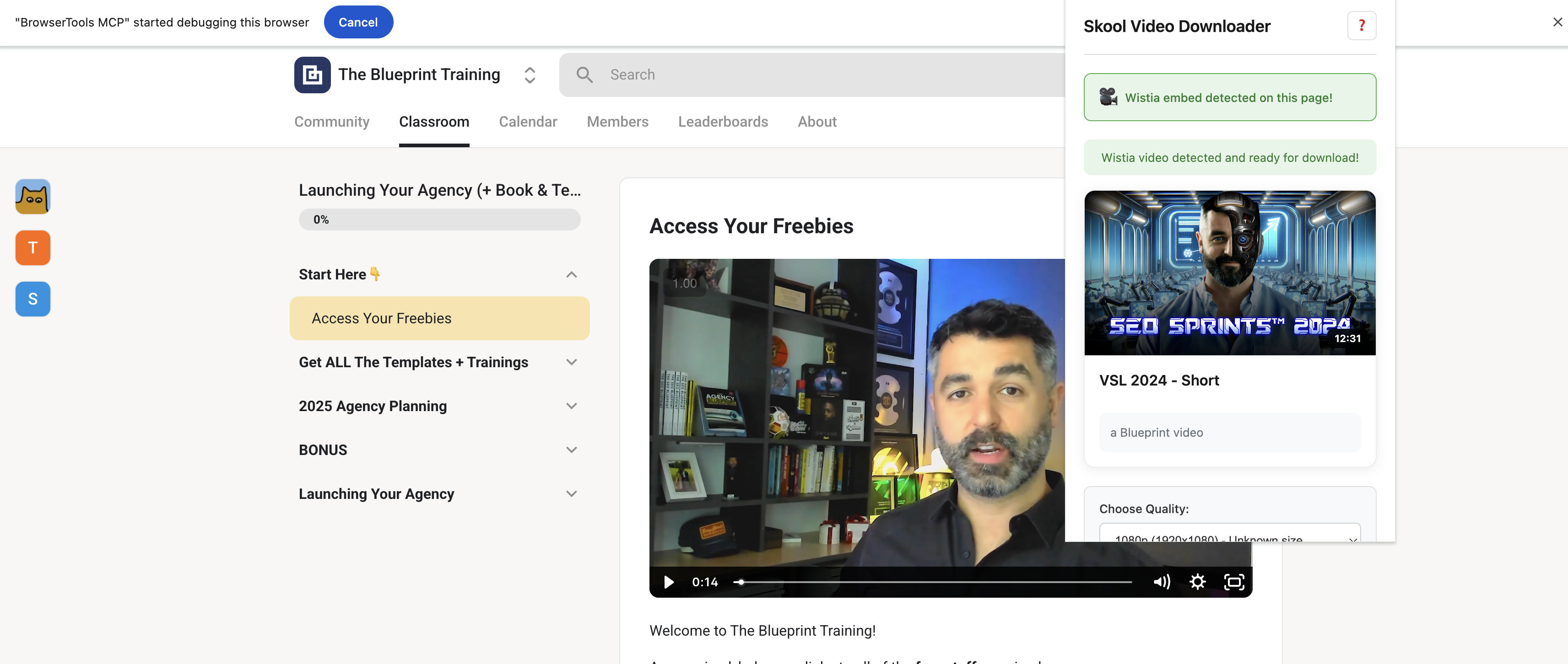 Skool Video Downloader