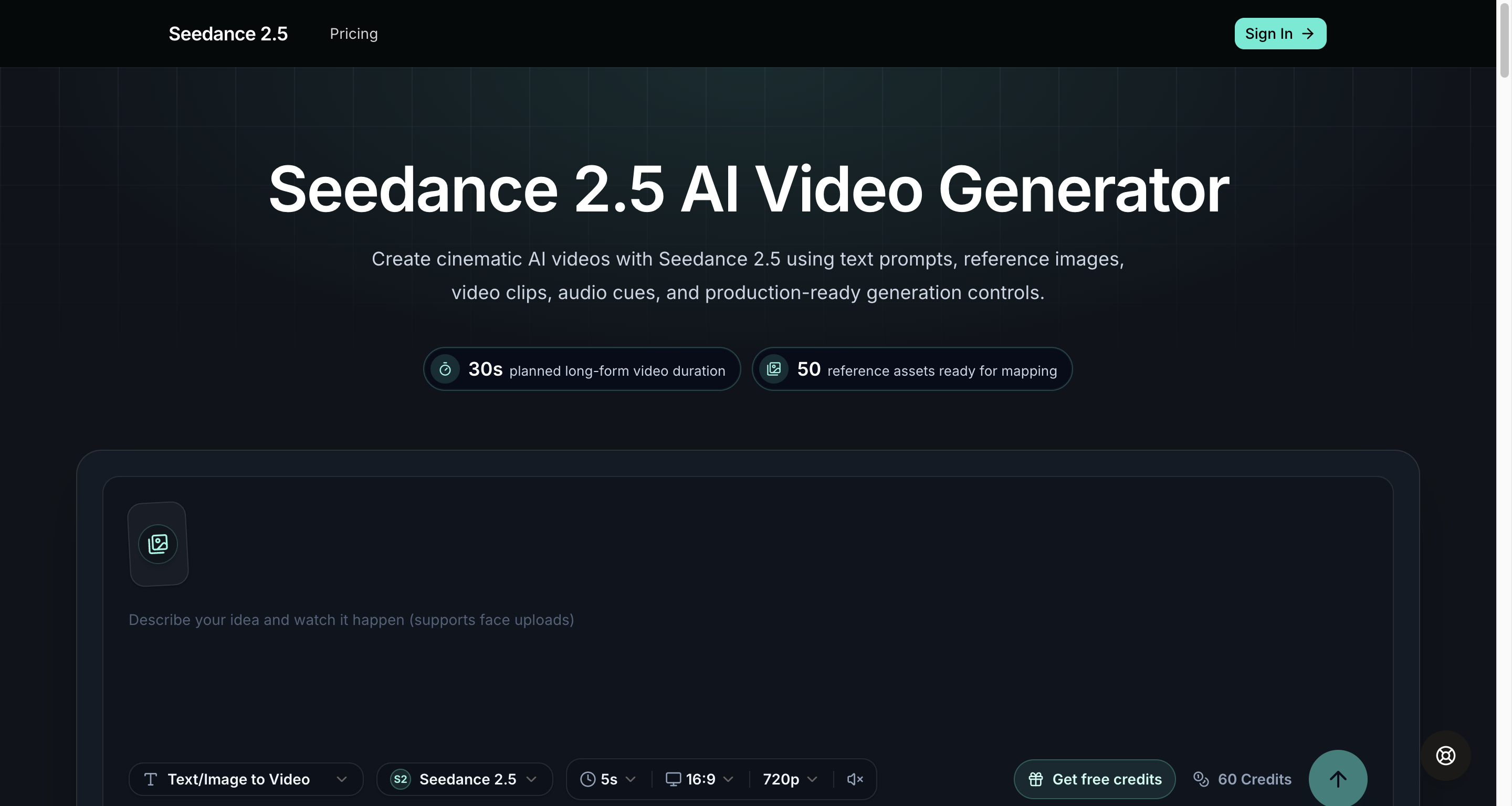 Seedance 2.5 AI Video Generator
