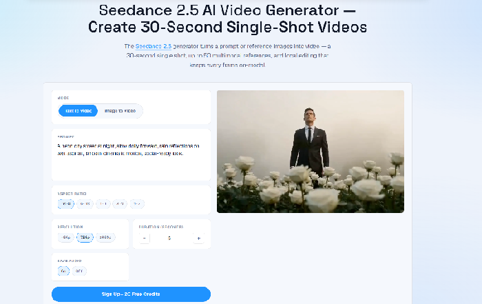 Seedance 2.5-4K AI Video