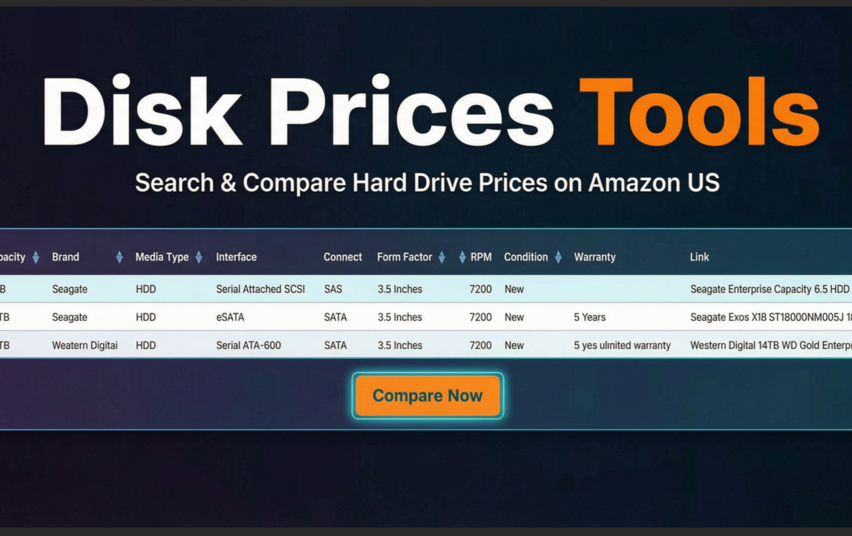 Disk Prices Tools