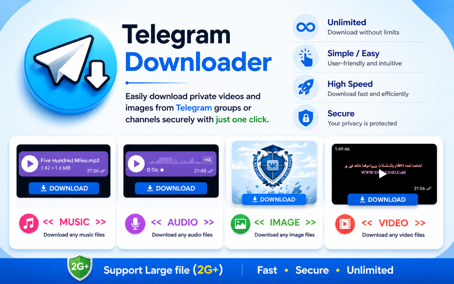 Telegram Video Downloader Extension