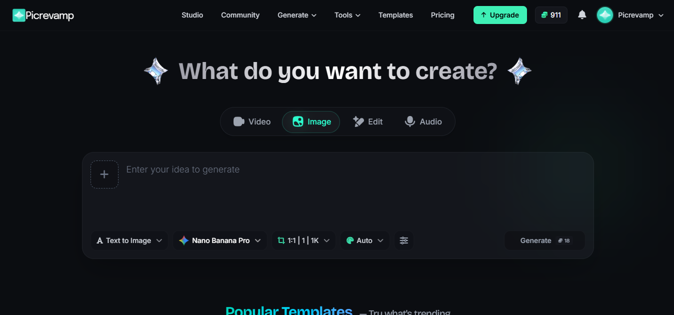 All-in-One AI Image, Video & Audio Suite
