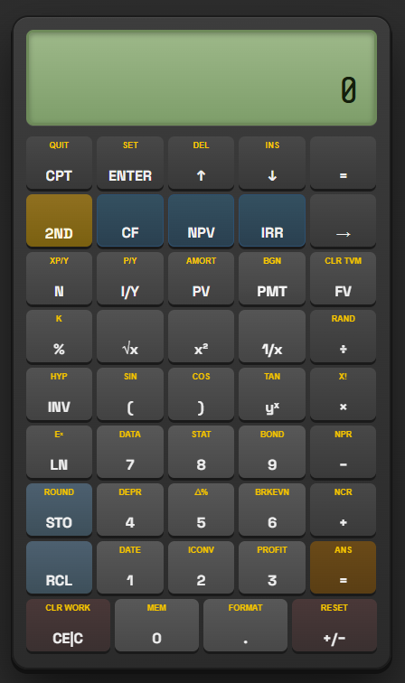 BA II Plus Financial Calculator