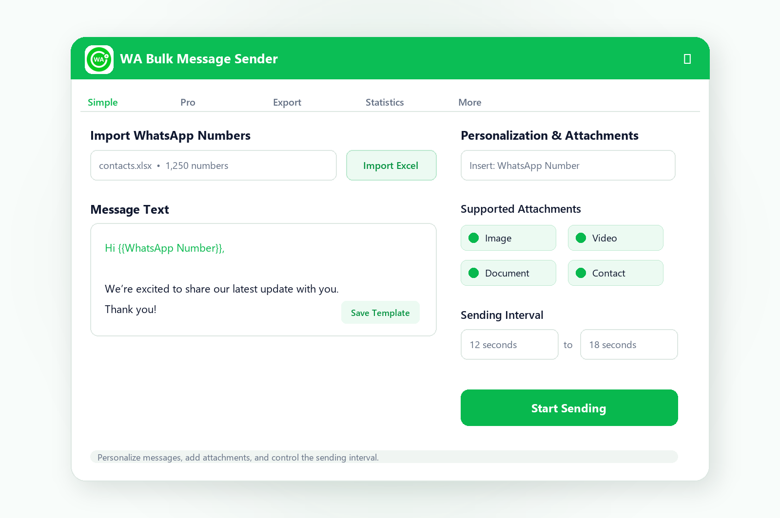 Free WhatsApp Sender