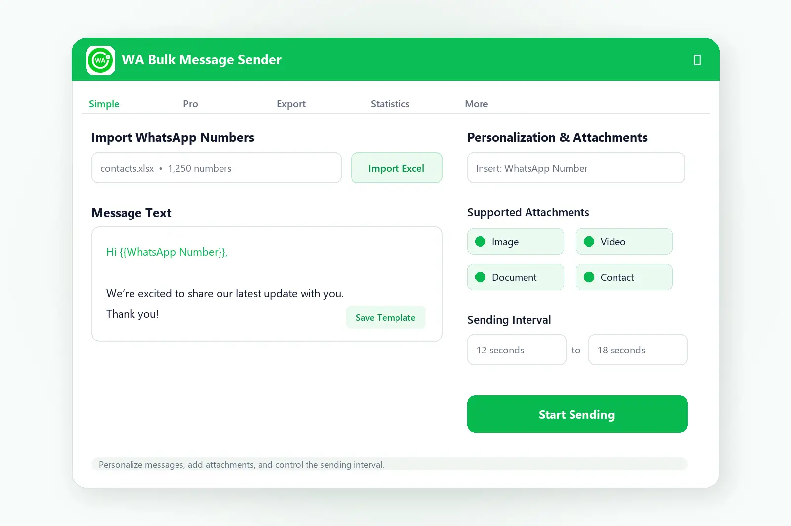 Free WhatsApp Sender