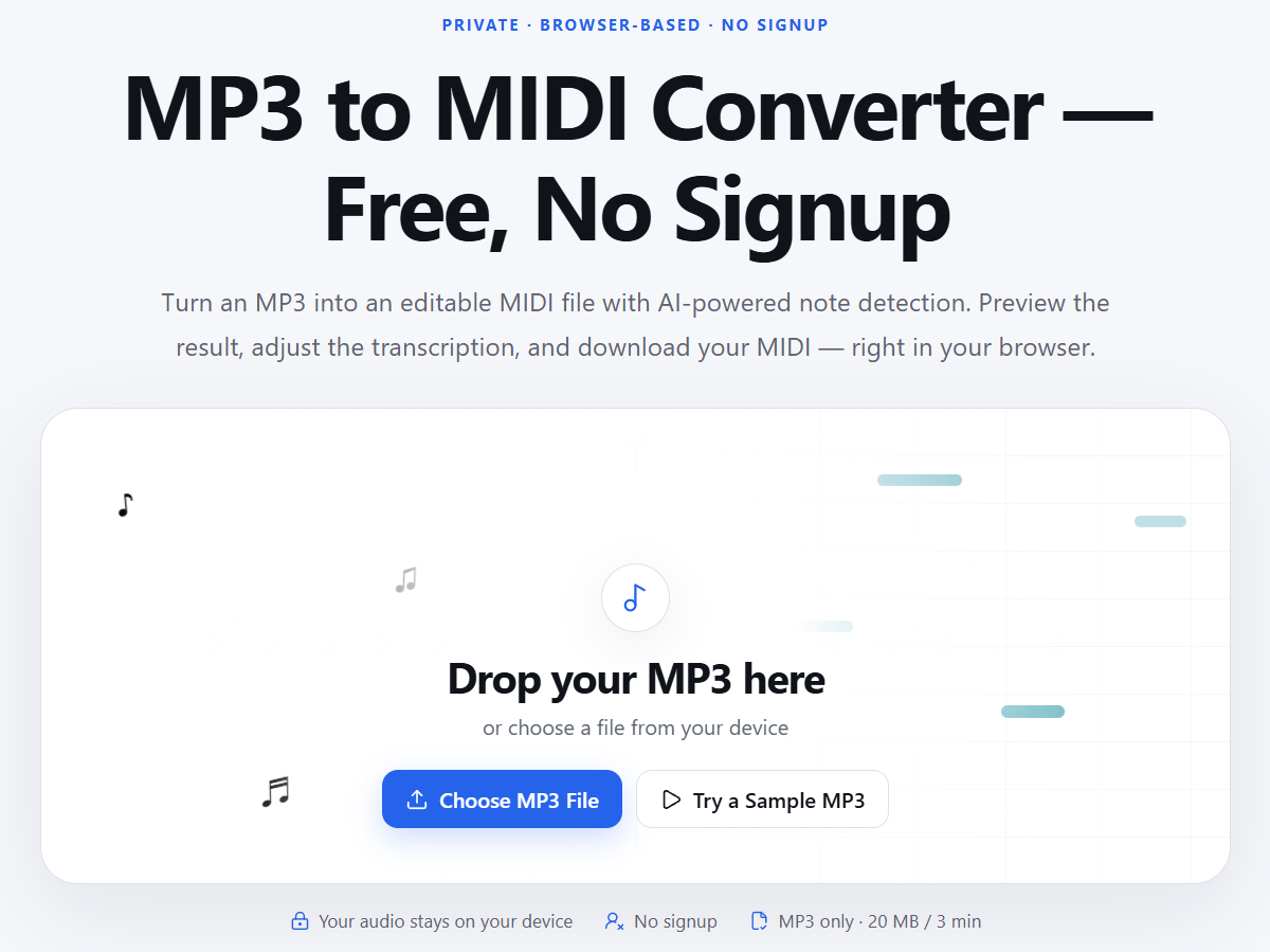 MP3 to MIDI