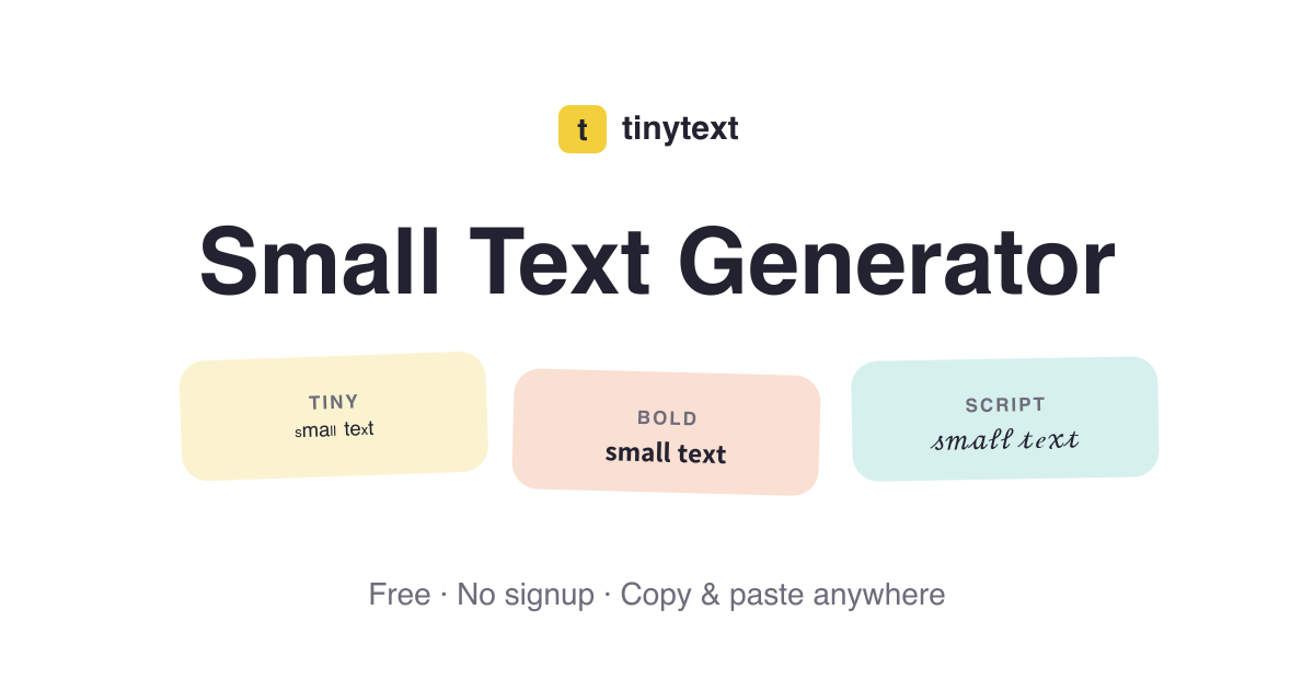 TinyText.io